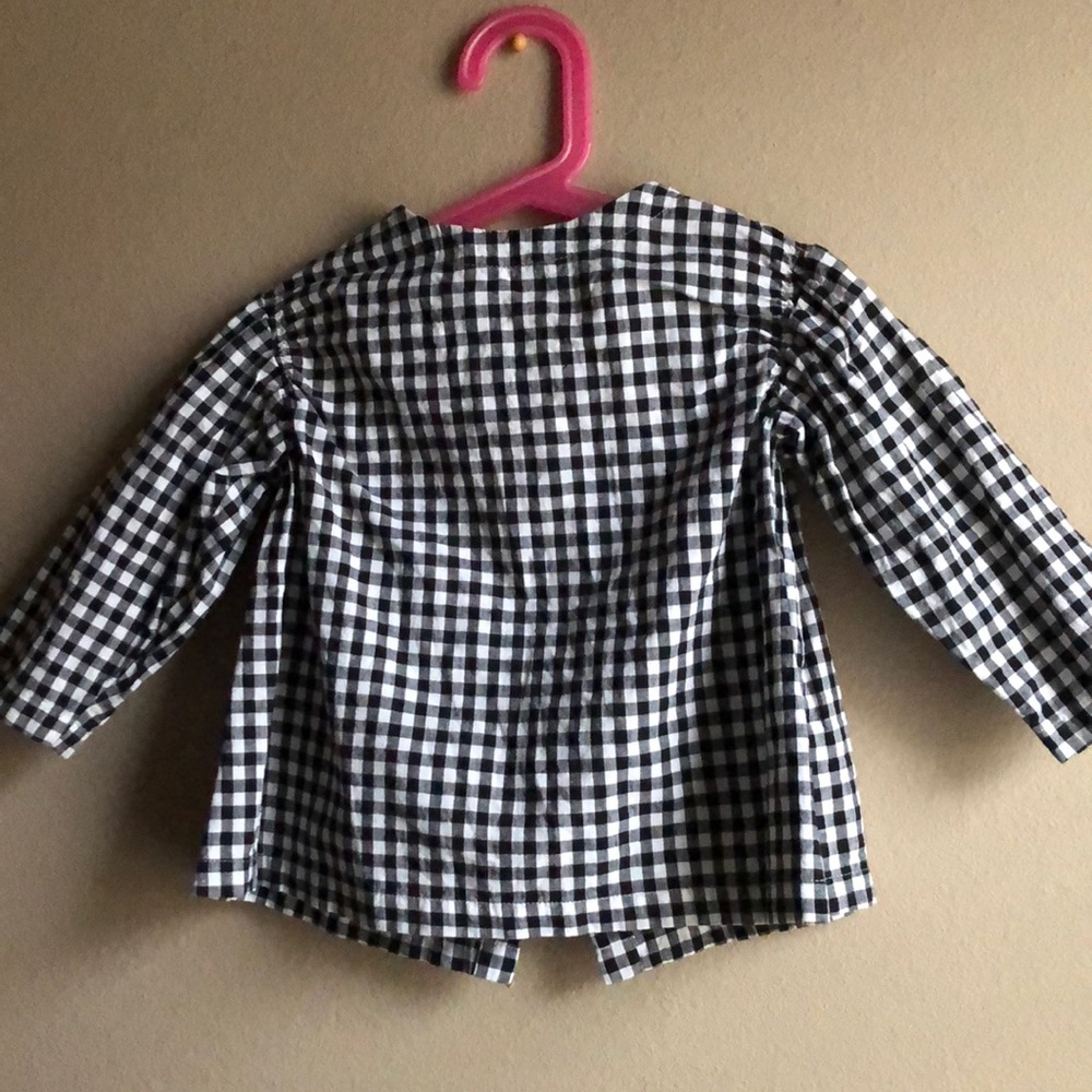 Makié Girls  Gingham Check Cotton Blouse Top  4y